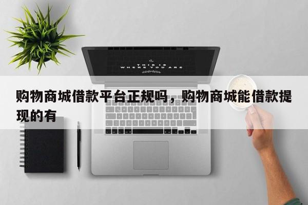 购物商城借款平台正规吗,购物商城能借款提现的有